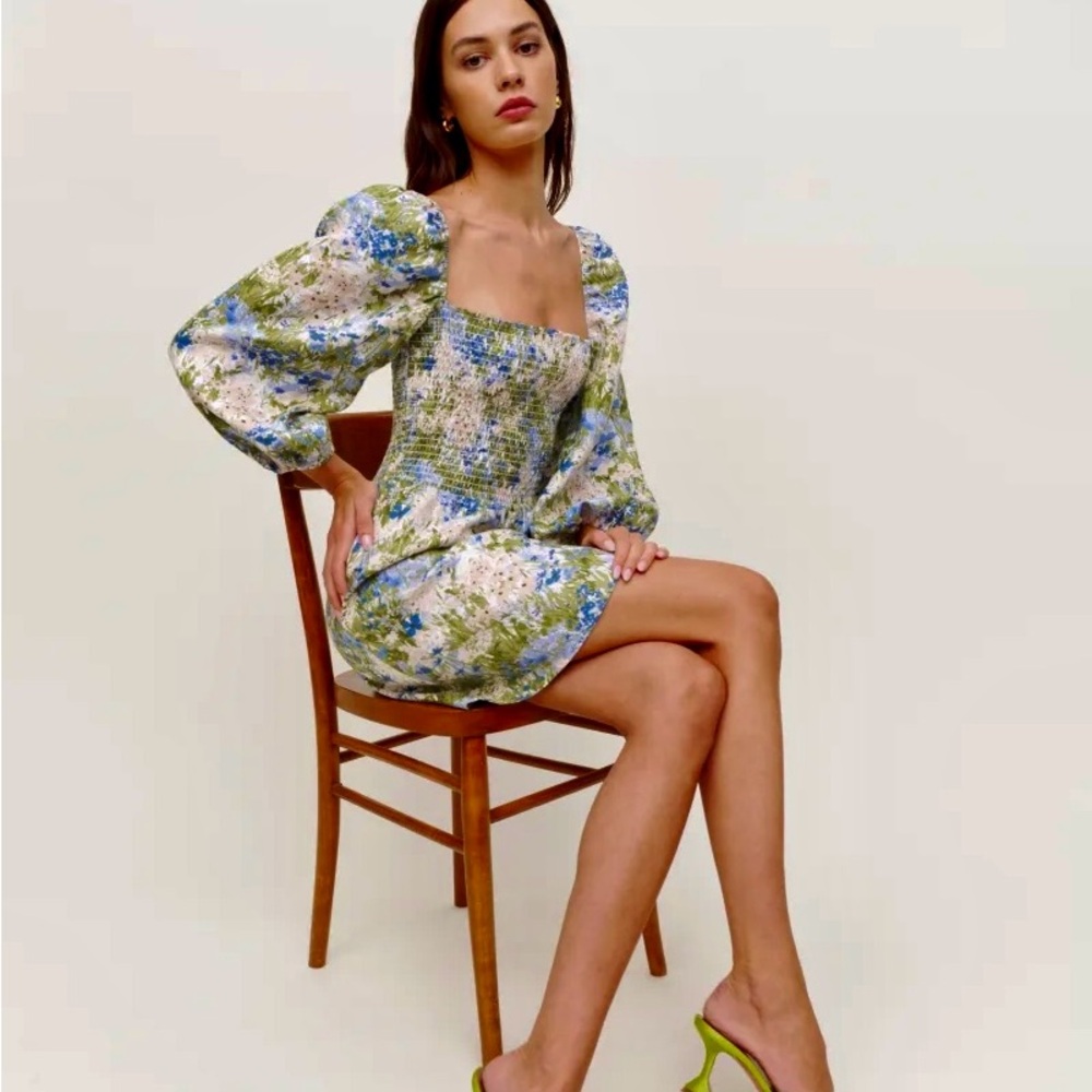 Beautiful Reformation dress.